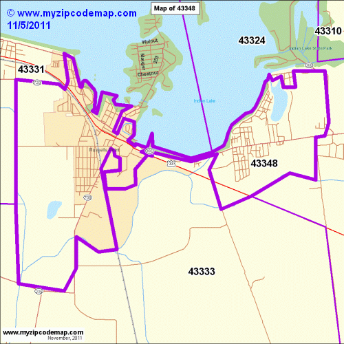 map of 43348