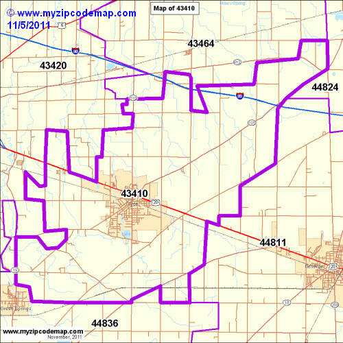 map of 43410