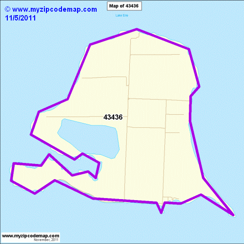 map of 43436