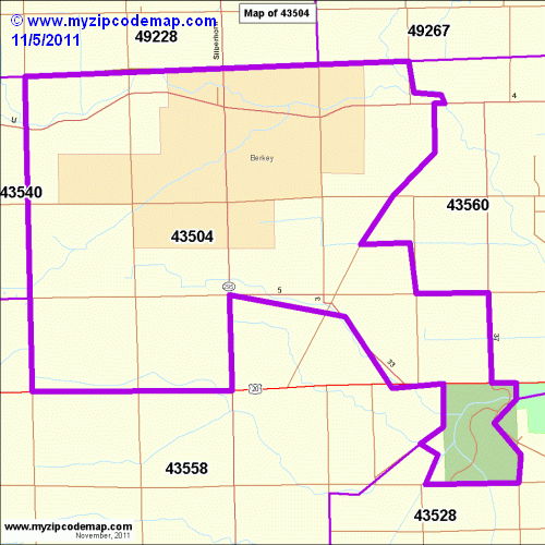 map of 43504