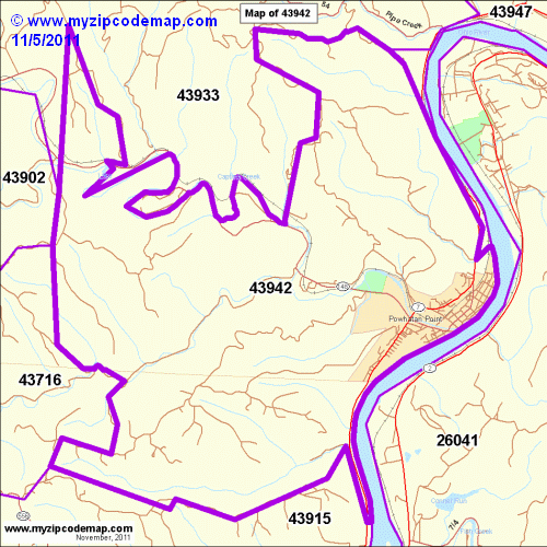 map of 43942