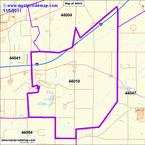 map of 44010