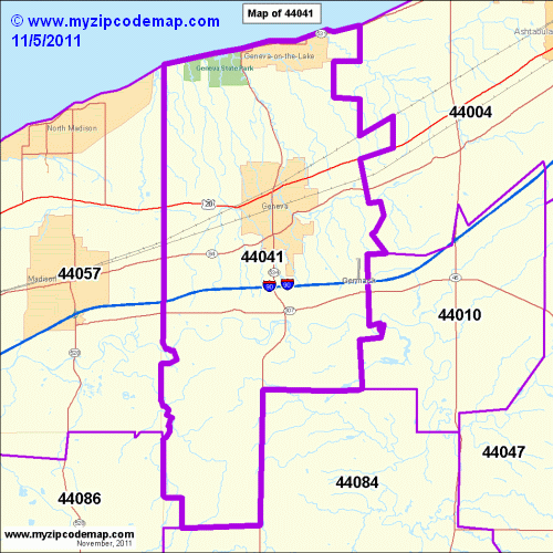 map of 44041