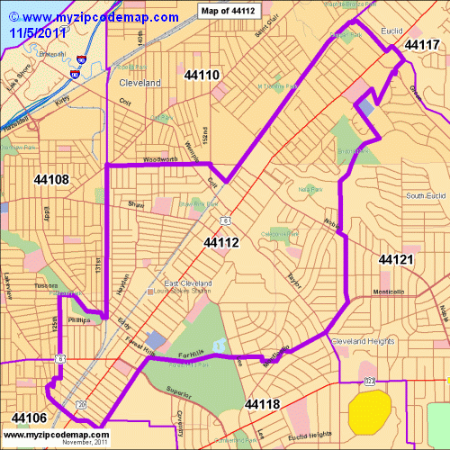 map of 44112