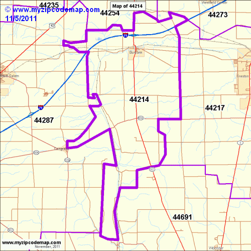 map of 44214