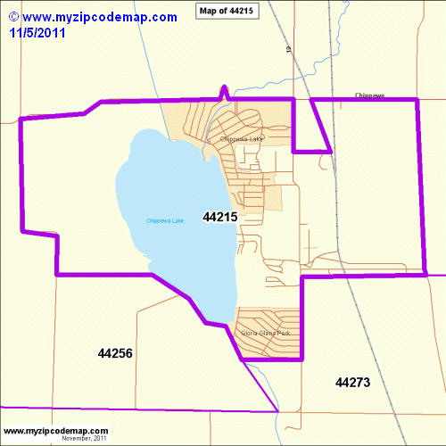 map of 44215