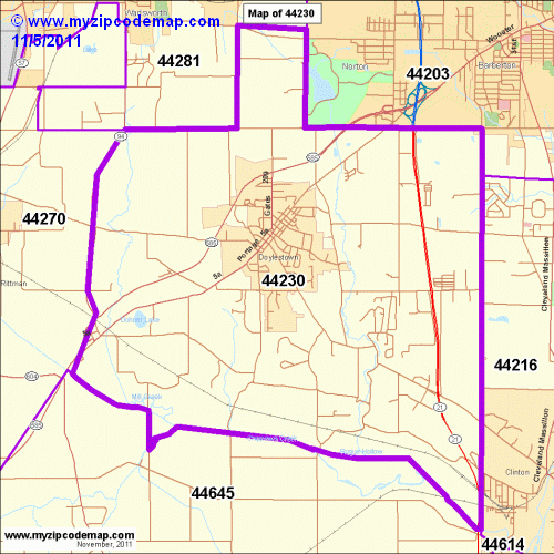 map of 44230