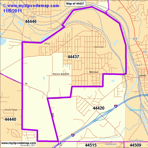 map of 44437