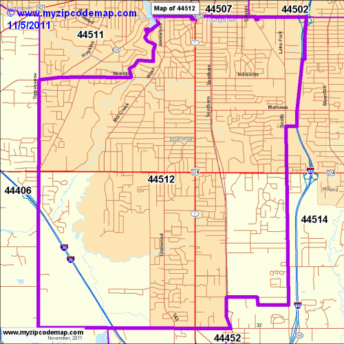 map of 44512