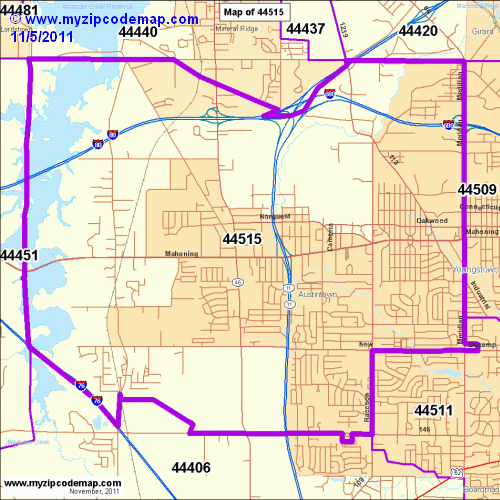 map of 44515