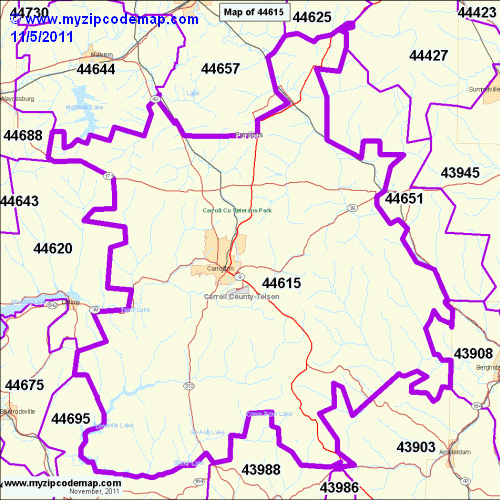 map of 44615