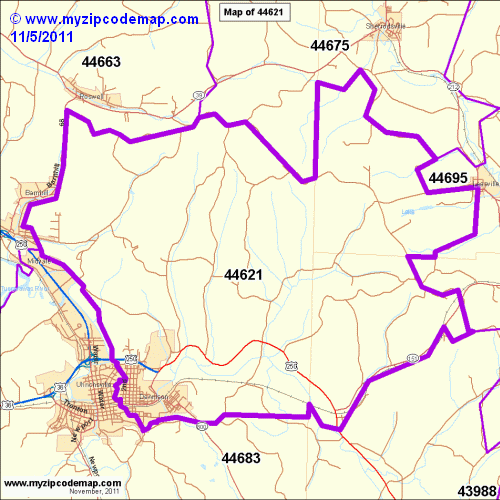 map of 44621