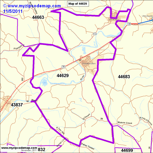 map of 44629