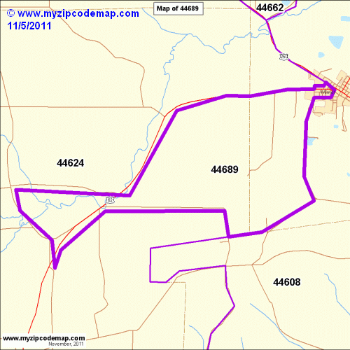 map of 44689
