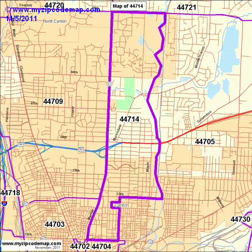 map of 44714