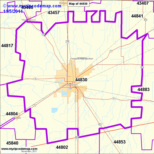 map of 44830