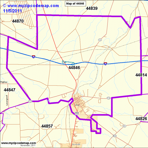map of 44846