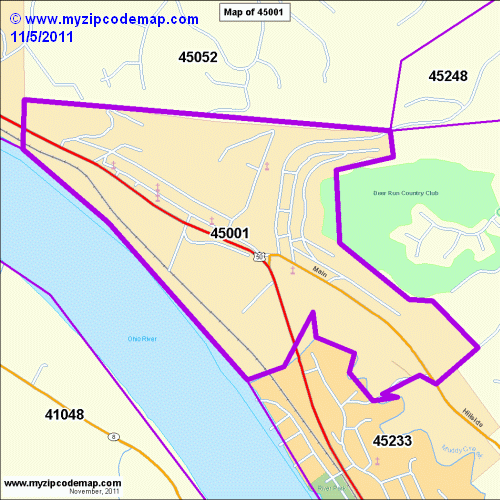 map of 45001