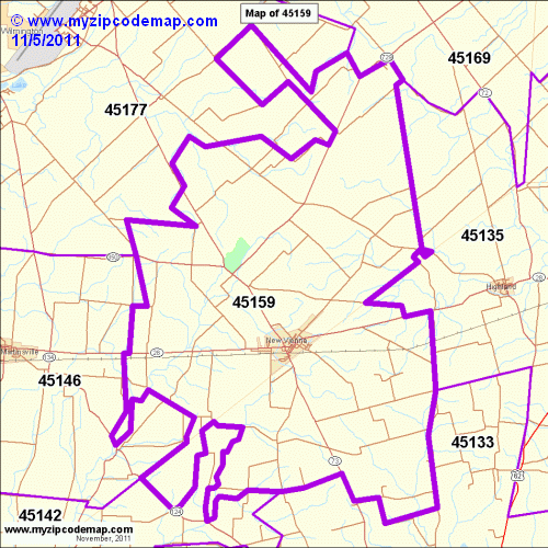 map of 45159