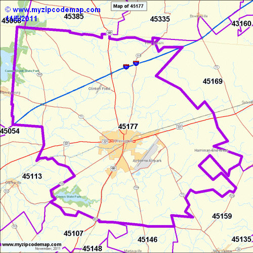 map of 45177