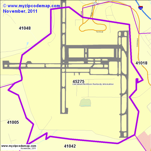 map of 45275