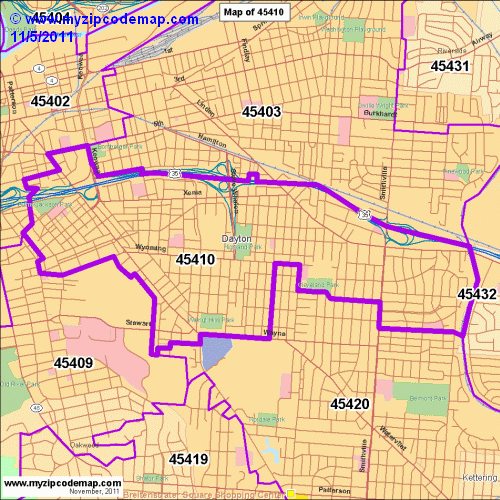 map of 45410