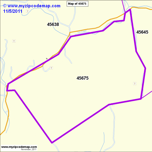 map of 45675