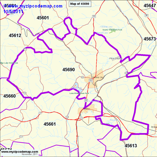 map of 45690