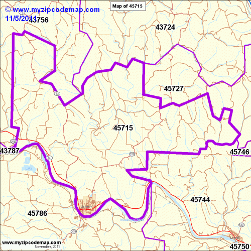 map of 45715