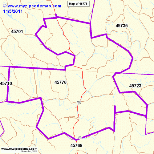 map of 45776