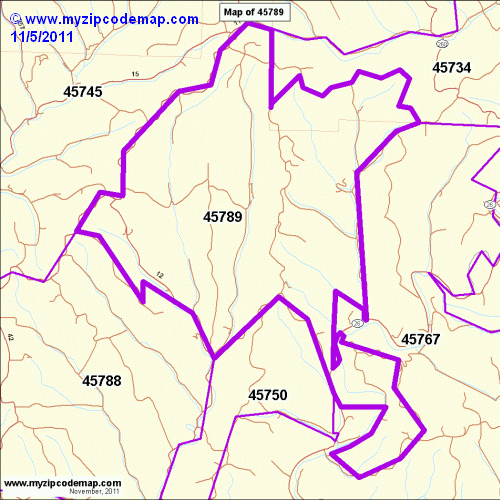 map of 45789