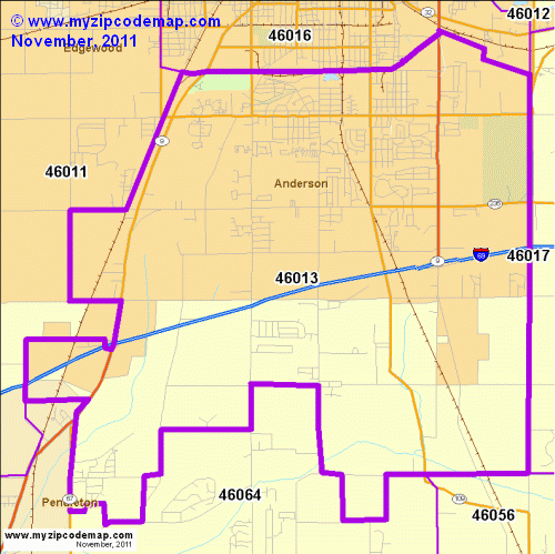 map of 46013
