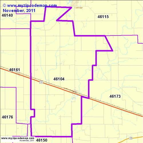 map of 46104