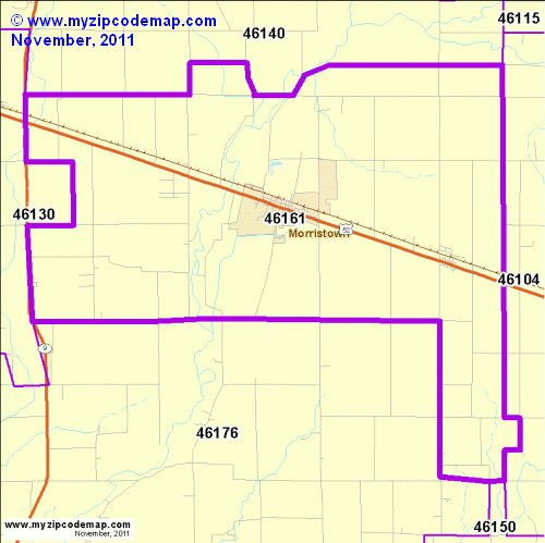map of 46161