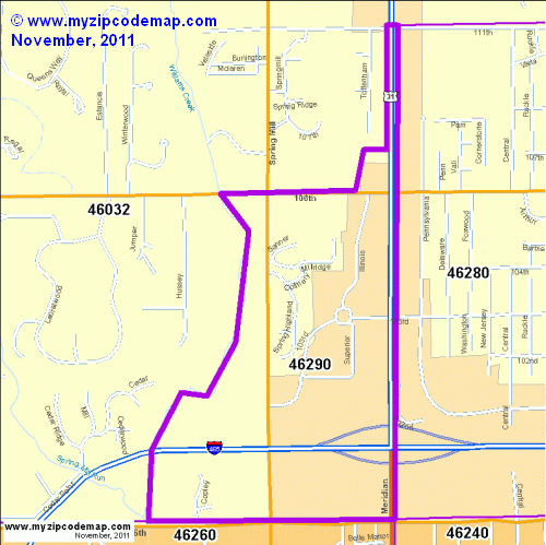 map of 46290