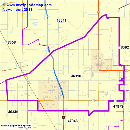 map of 46310