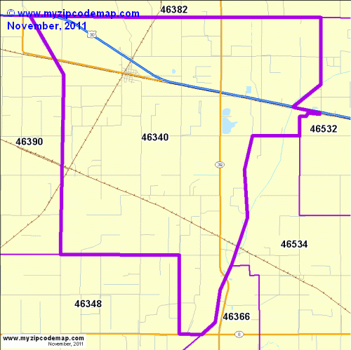 map of 46340