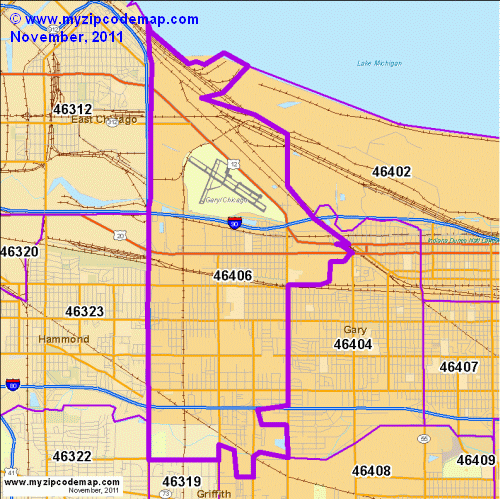 map of 46406