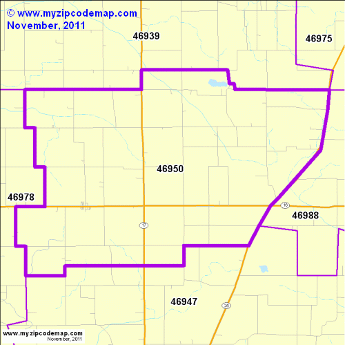 map of 46950