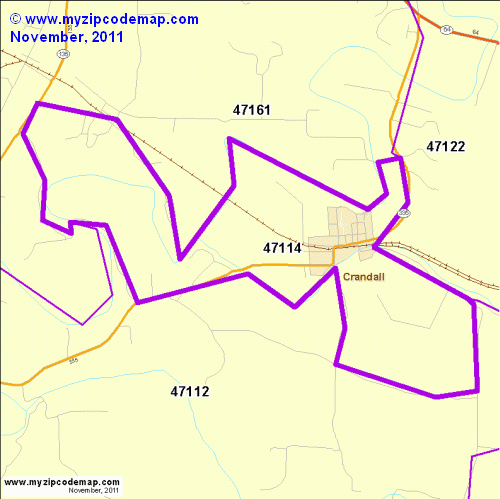 map of 47114