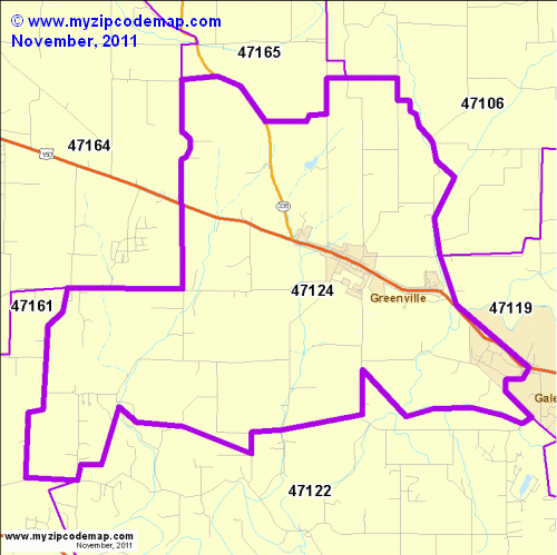 map of 47124