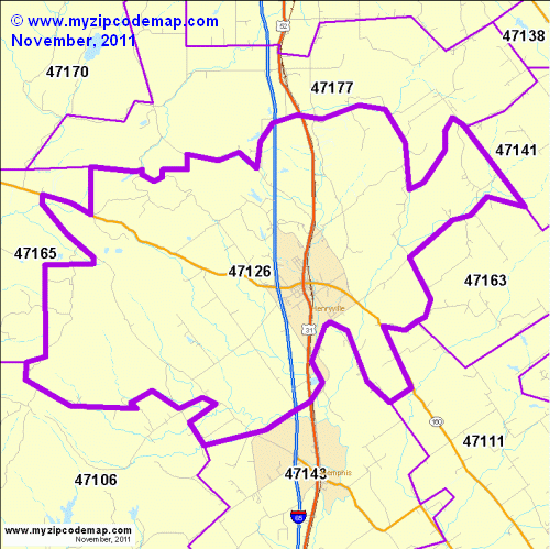 map of 47126