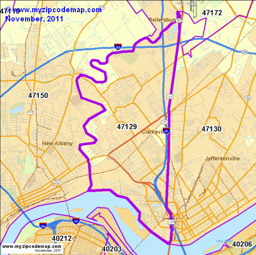 map of 47129