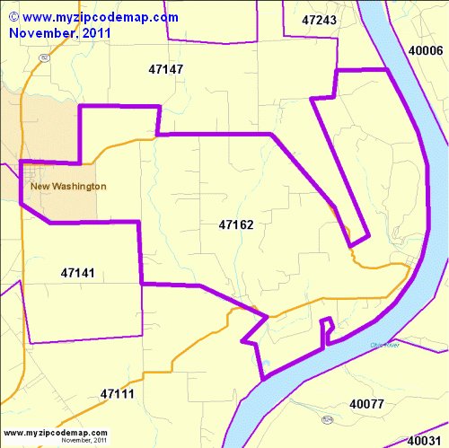 map of 47162