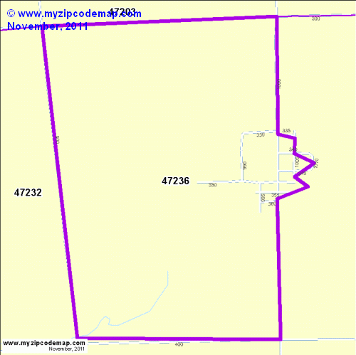 map of 47236