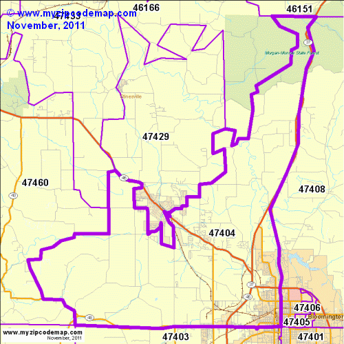 map of 47404
