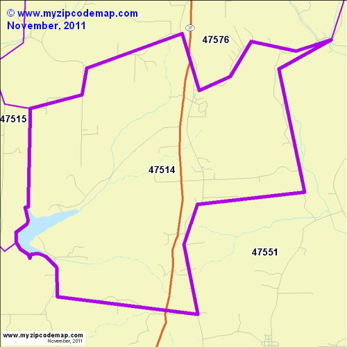 map of 47514
