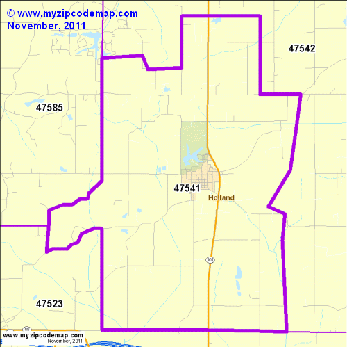 map of 47541