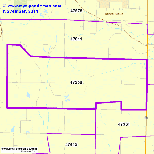 map of 47550