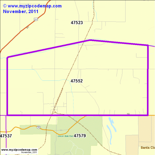 map of 47552